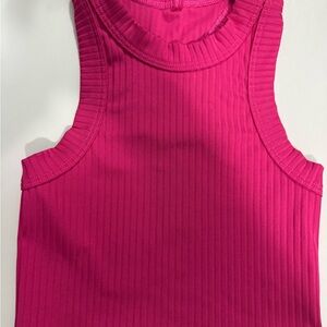 Vibrant Pink Dance Tank Top - fits a street size 6/7 well. Great condition